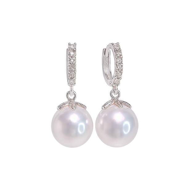 HLJE011 Muse RoyalPearlLuxe Earrings – Platinum Purelustre Gift