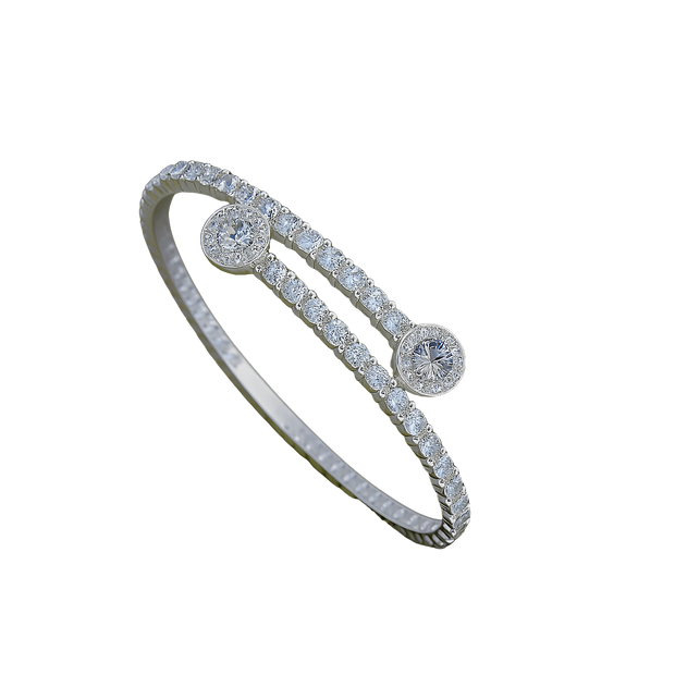 HLJB003 Nova RoundLuxe Bracelet - Platinum Statement Gift