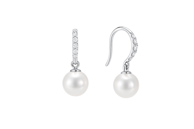 HLJE013 Muse PearlLuxe Earrings – Platinum Purelustre Gift