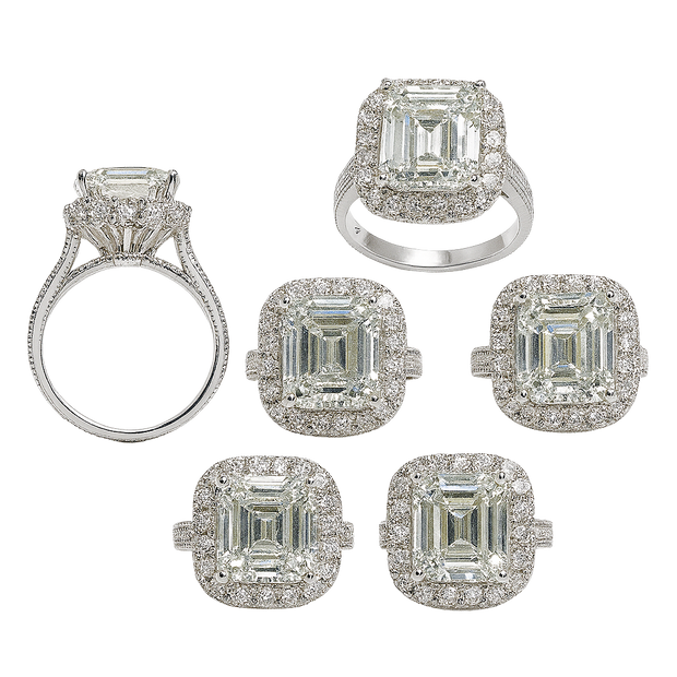 HLJR035 Aura RoyalLuxe Ring – Platinum Statement Ring