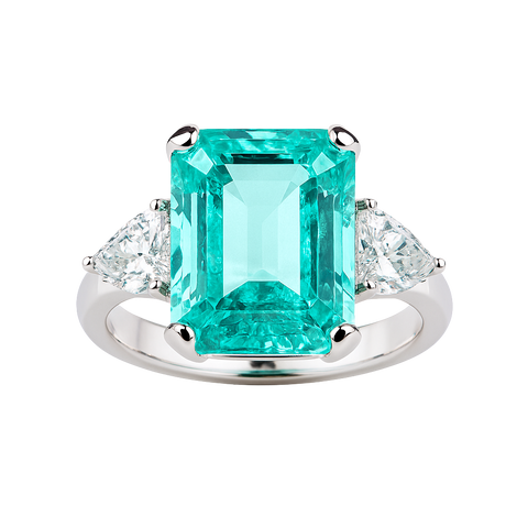 HLJR016 Aura LuminescenceLuxe Ring - Platinum Statement Gift
