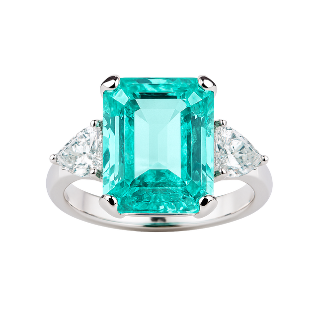 HLJR016 Aura LuminescenceLuxe Ring - Platinum Statement Gift