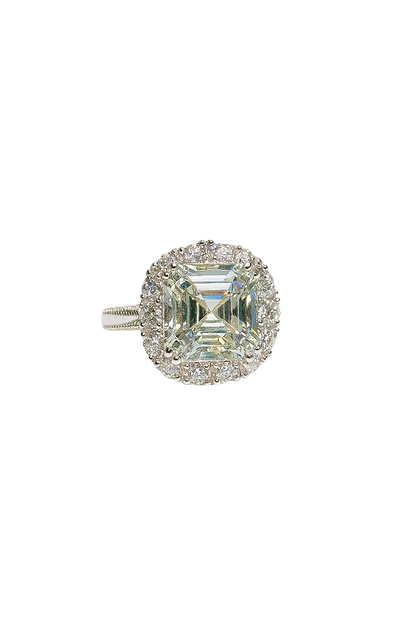 HLJR037 Aura QueenLuxe Ring – Platinum Statement Gift