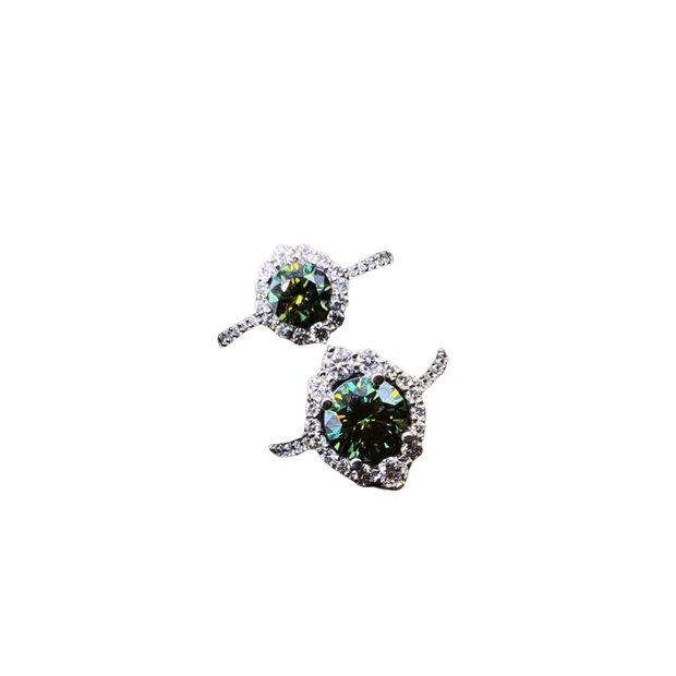 HLJS017 Aura TwinLustreLuxe Ring Set - Platinum Couple Gift