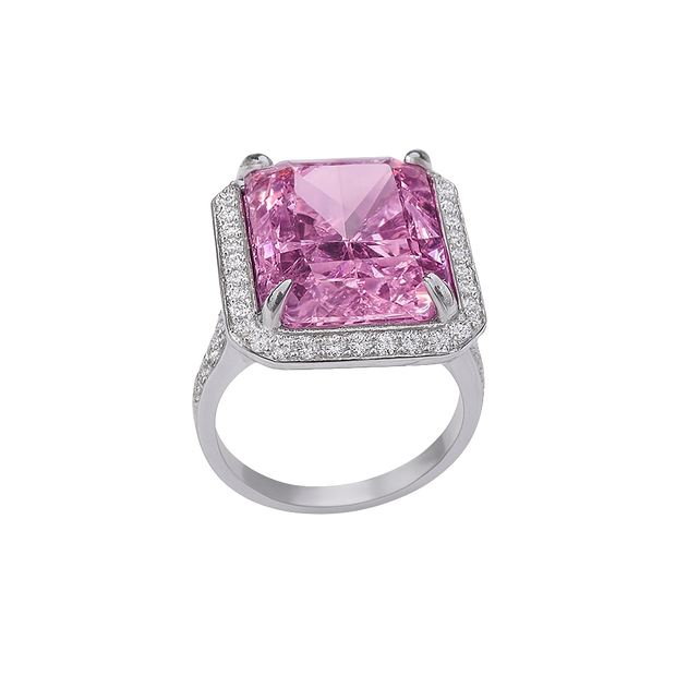 HLJR003 Aura OctaLuxe Ring – Platinum Statement Gift