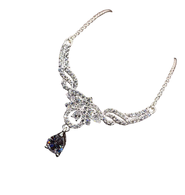 HLJN003 Lumia CelestialLuxe Necklace – Platinum Memories Gift