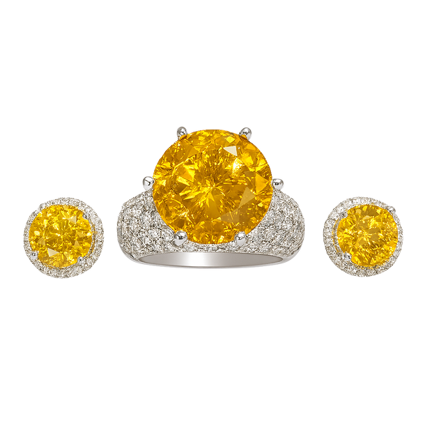 HLJR006 Aura RoundLuxe Set - Platinum Statemnet Gift
