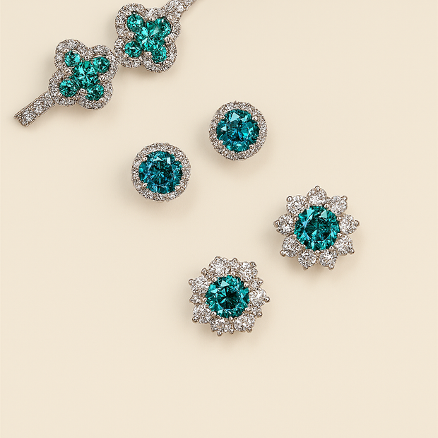 HLJS006 Bellea StudLuxe Set - Platinum Statement Gift