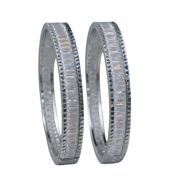 HLJB013 Nova LucentEdgeLuxe Bracelet - Platinum Statement Gift