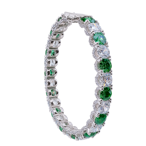 HLJB002 Nova TennisLuxe Bracelet - Platinum Statement Gift