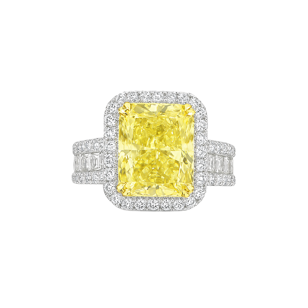 HLJR015 Aura RadiantLuxe Ring - Platinum Statement Gift