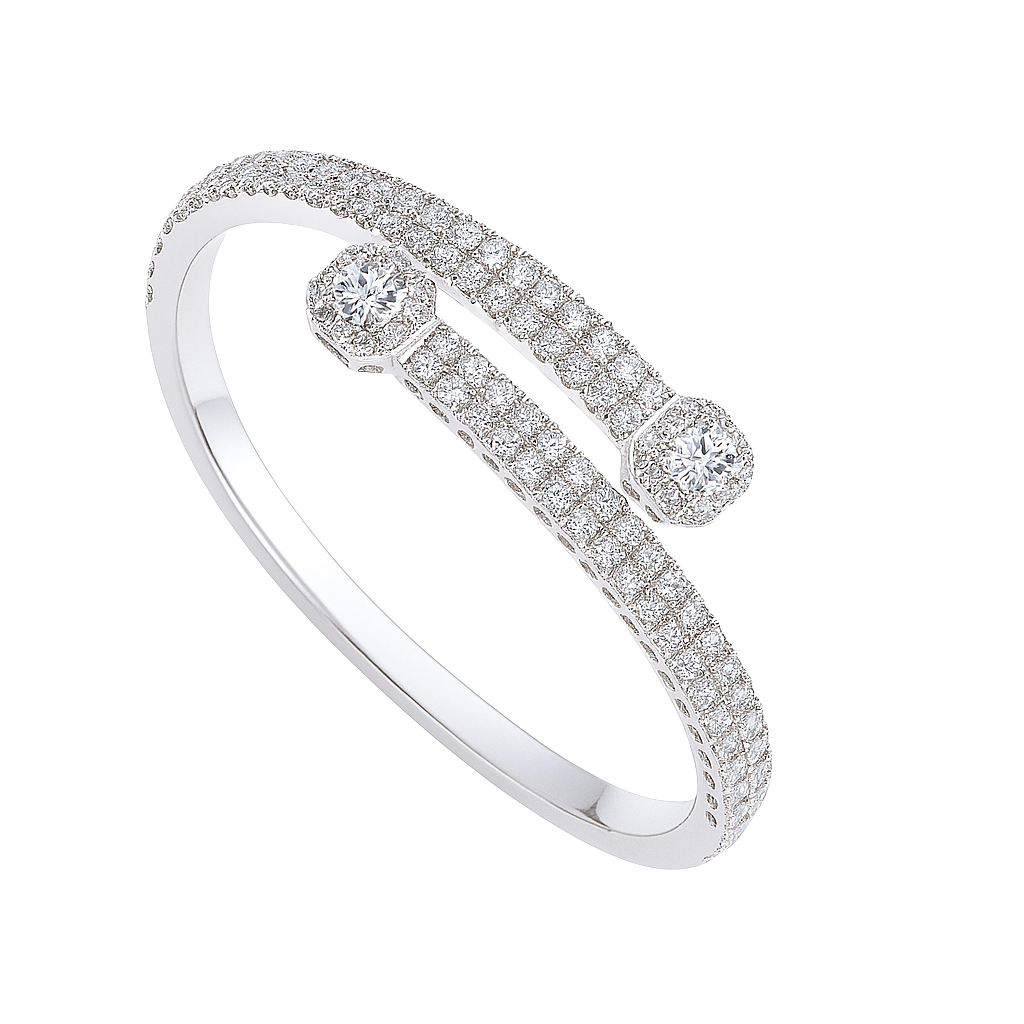 HLJB004 Nova SquareLuxe Bracelet - Platinum Statement Gift