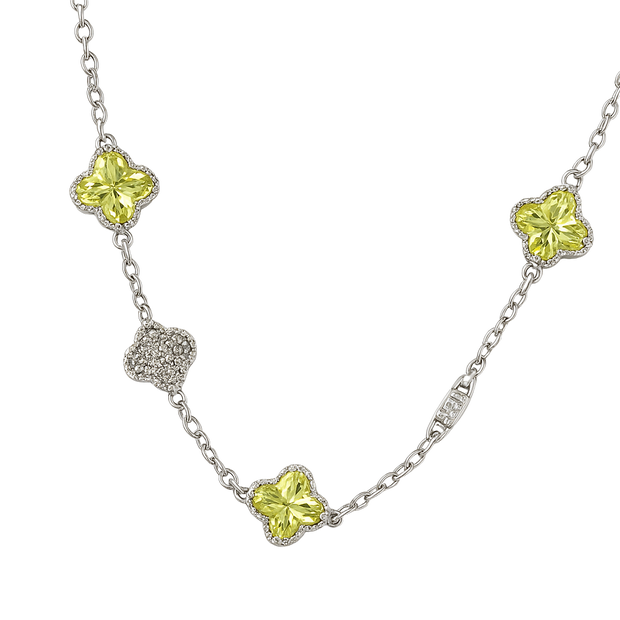 HLJB006 Nova BlossomLuxe Bracelet - Platinum Statement Gift