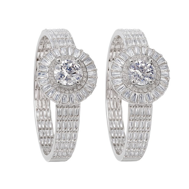 HLJB018 Nova CrownLuxe Bracelet - Platinum Statement Gift