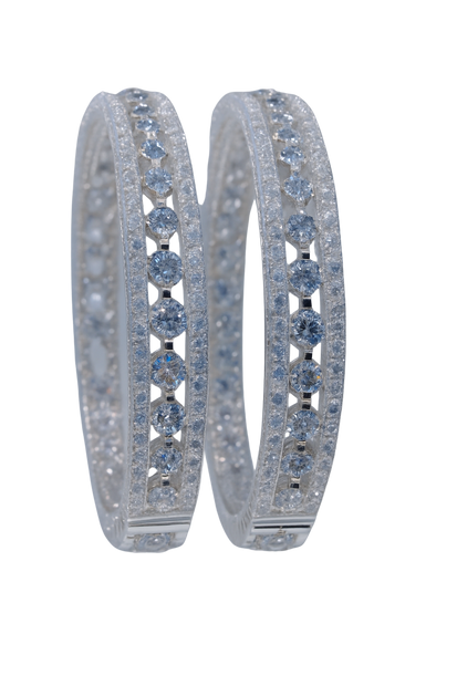 HLJB017 Nova StellarLuxe Bracelet - Platinum Statement Gift For Her