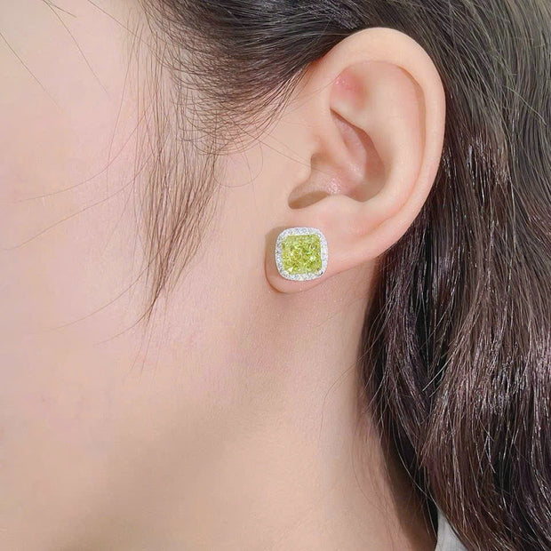 HLJE008 Muse StudLuxe Earring - Platinum Statement Gift