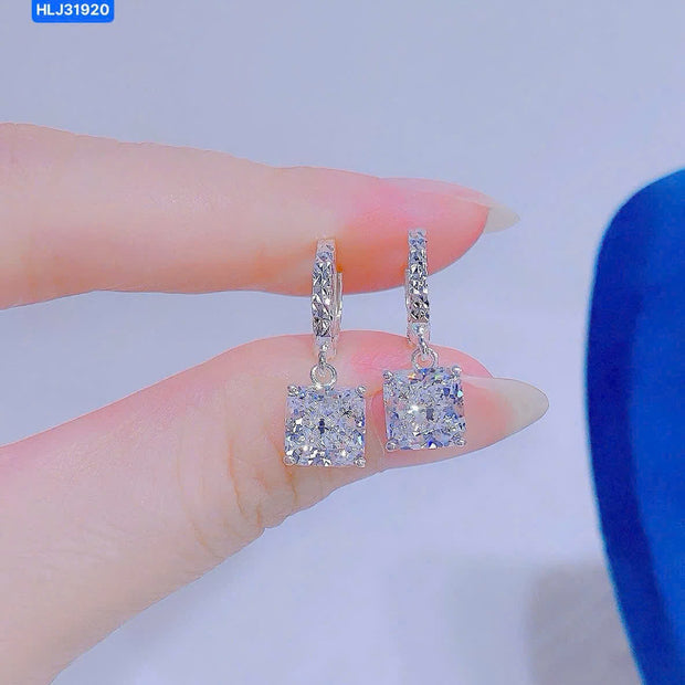 HLJE006 Muse DropLuxe Earring - Platinum Statement Gift
