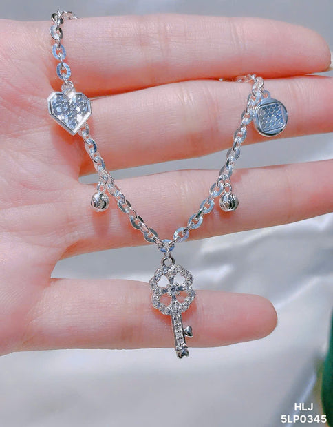 HLJB001 Nova BlossomLuxe Bracelet – Platinum Statement Gift