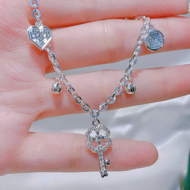 HLJB001 Nova BlossomLuxe Bracelet – Platinum Statement Gift