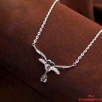 HLJN022 Lumia CelesteGraceLuxe Necklace - Platinum Statement Gift