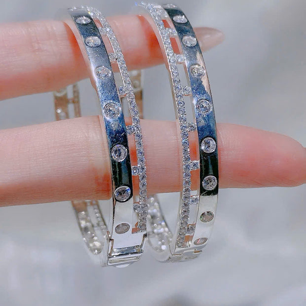 HLJB015 Nova CelestialLuxe Bracelet - Platinum Statement Gift