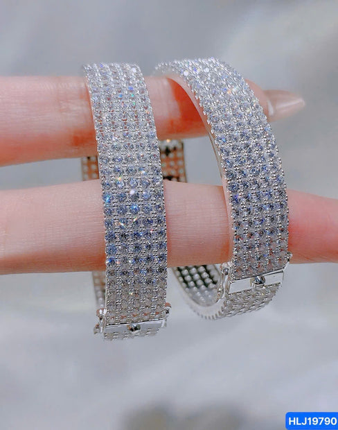 HLJB014 Nova AllureFloodLuxe Bracelet - Platinum Statement Gift