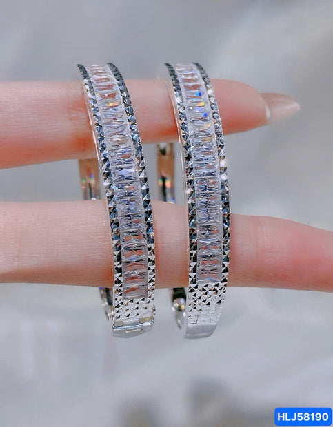 HLJB013 Nova LucentEdgeLuxe Bracelet - Platinum Statement Gift