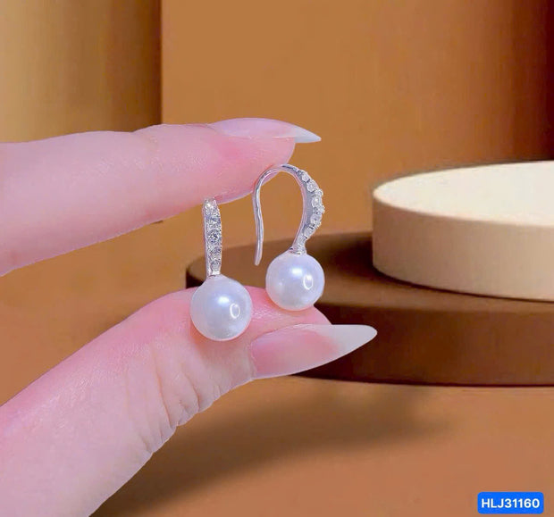 HLJE013 Muse PearlLuxe Earrings – Platinum Purelustre Gift