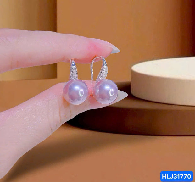 HLJE012 Muse PearlLuxe Earrings – Platinum Purelustre Gift