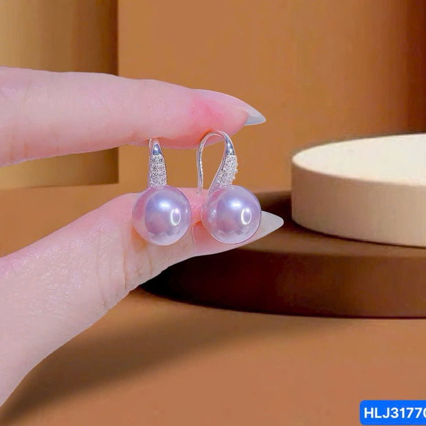 HLJE012 Muse PearlLuxe Earrings – Platinum Purelustre Gift
