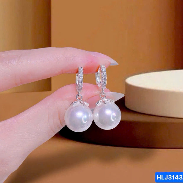 HLJE011 Muse RoyalPearlLuxe Earrings – Platinum Purelustre Gift
